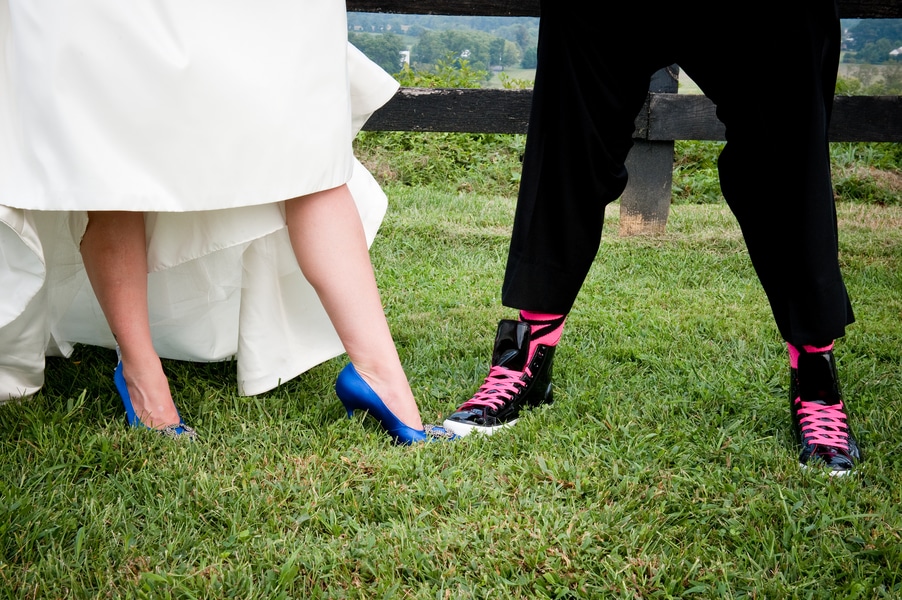 neon colors offbeat virginia wedding techno music bluemont vineyard (17)