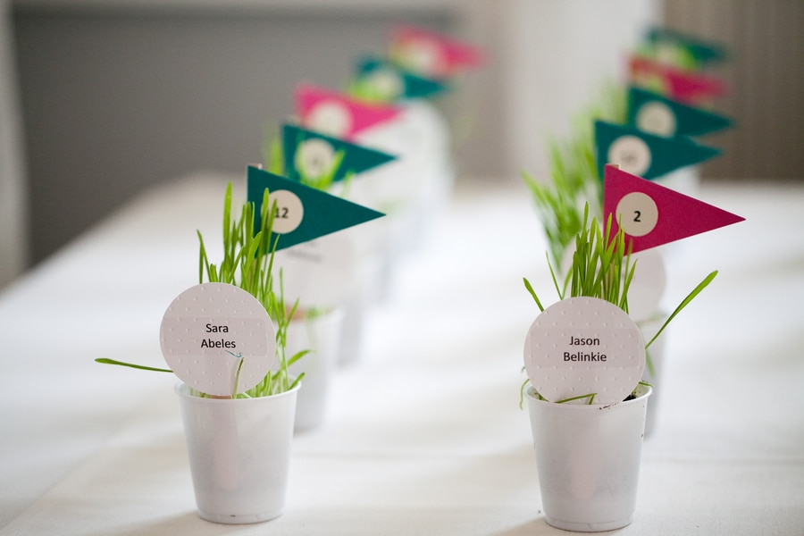 offbeat virginia weddings blog pictures hot pink teal wedding details (20)