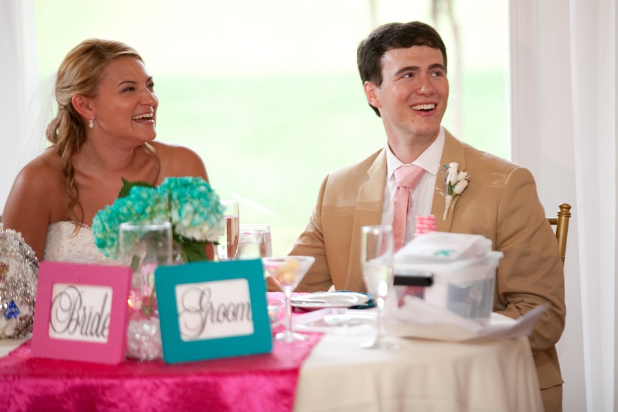 offbeat virginia weddings blog pictures hot pink teal wedding details (23)