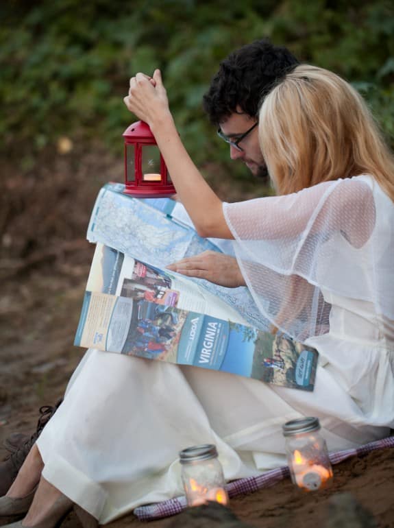 vintage camping inspired weddings details pictures moonrise kingdom wedding (16)