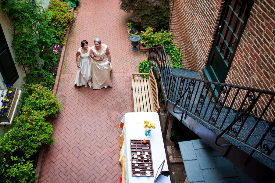 washington dc garden party wedding Arts Club of Washington