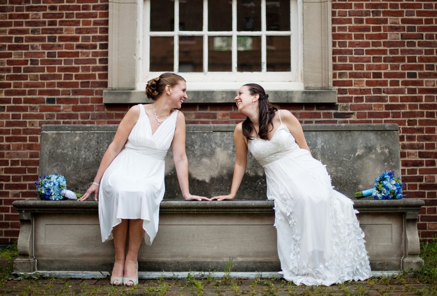 same sex washington dc wedding all souls unitarian blue green