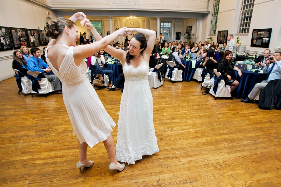 same sex washington dc wedding all souls unitarian blue green