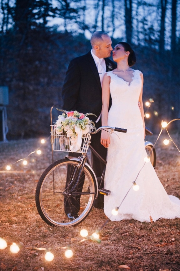 eclectic outdoors virginia wedding gold glitter