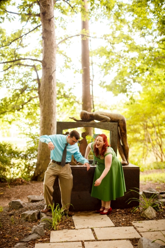 george mason virginia engagement pictures theatre offbeat