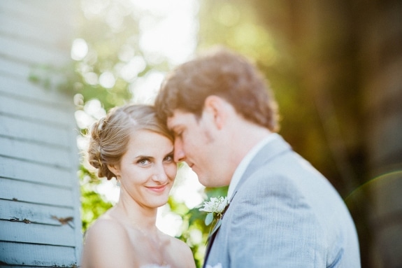 DIY creative Virginia wedding blue yellow