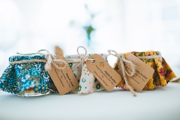 DIY Virginia wedding favors