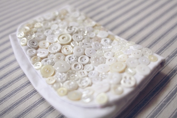 DIY button purse