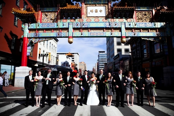 offbeat modern washington dc wedding chinatown