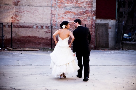 offbeat modern washington dc wedding