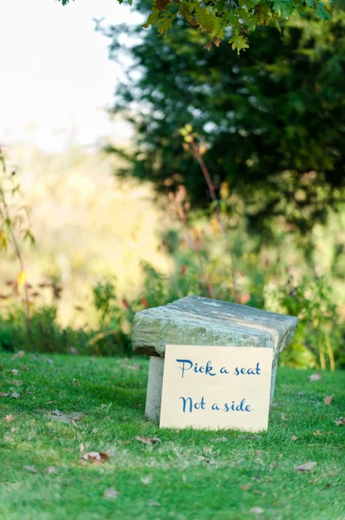 modern fall intimate virginia wedding