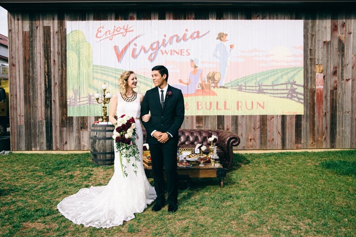 burgundy berry elegant winery wedding inspiration details