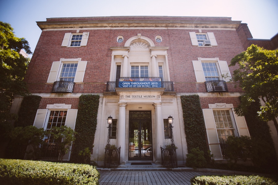wedding ceremony at textile museum