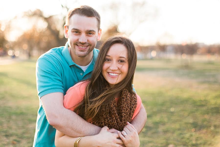 DC mall engagement pictures