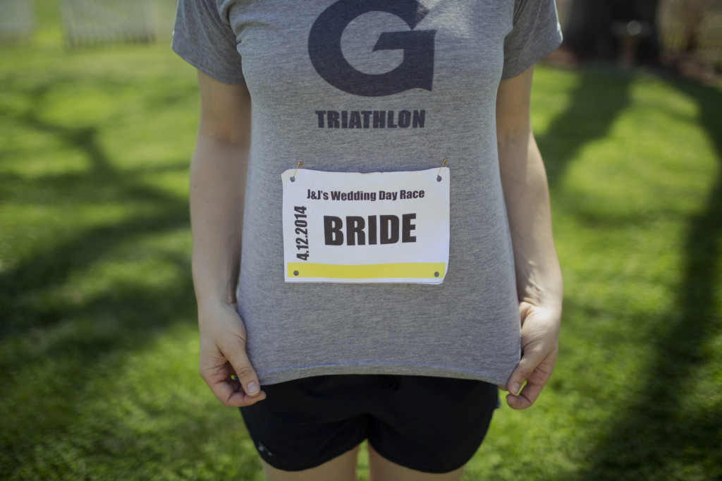 wedding race bib