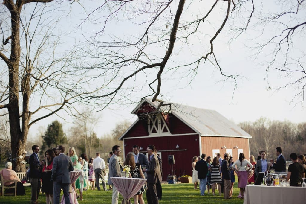 rustic casual backyard Virginia wedding