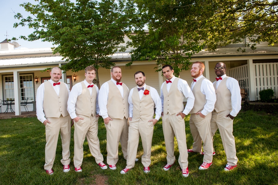 rustic DIY red white blue Virginia wedding (11)