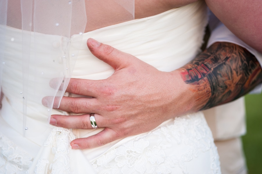 rustic DIY red white blue Virginia wedding (25)