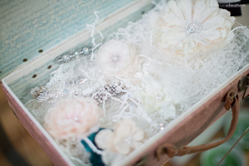 vintage bridesmaid dress hair makeup (7)