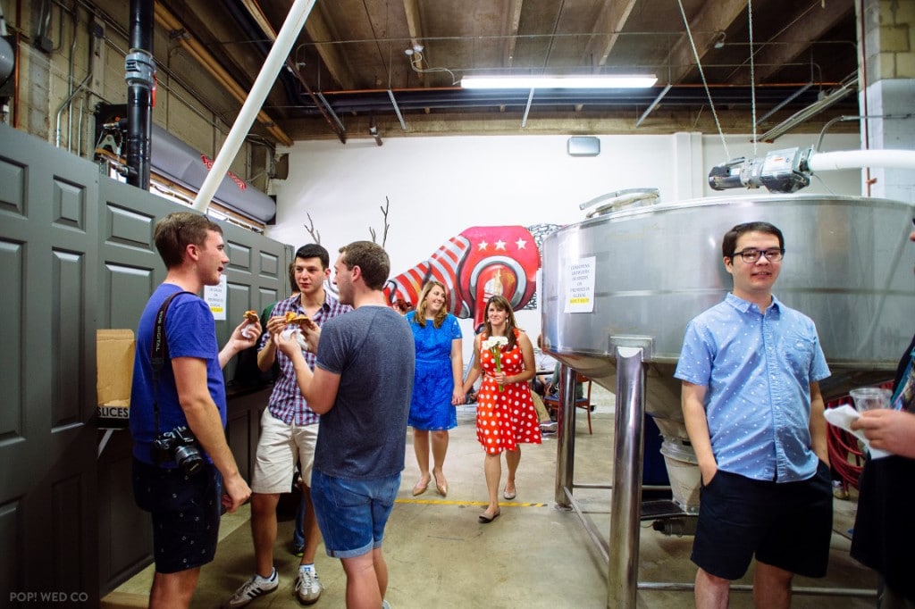 offbeat intimate washington dc wedding at brewery (2)
