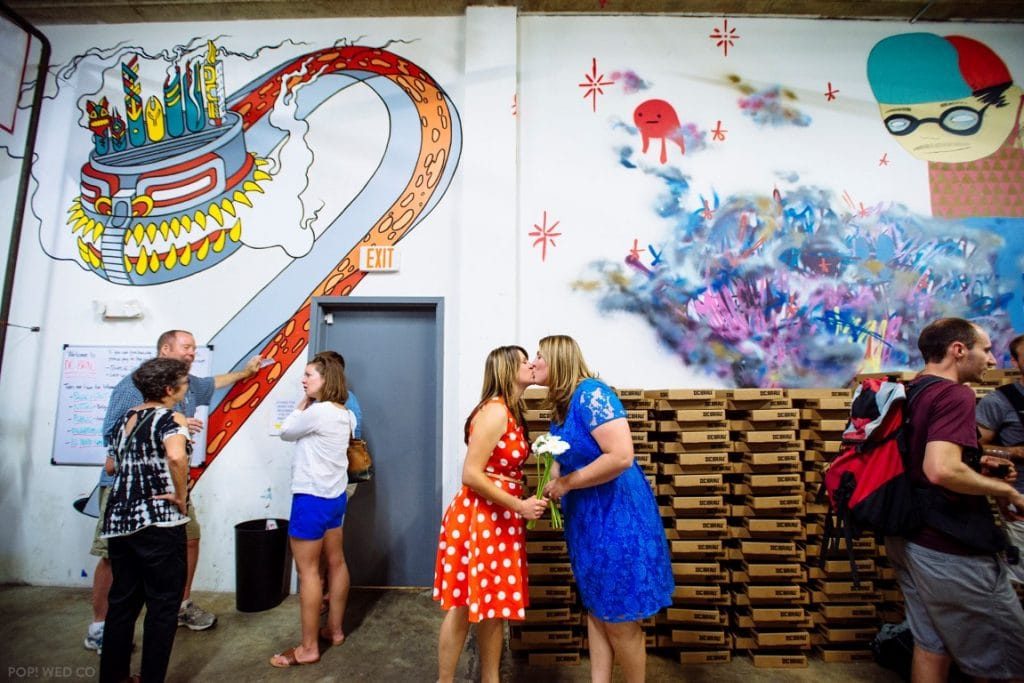 offbeat intimate washington dc wedding at brewery (25)