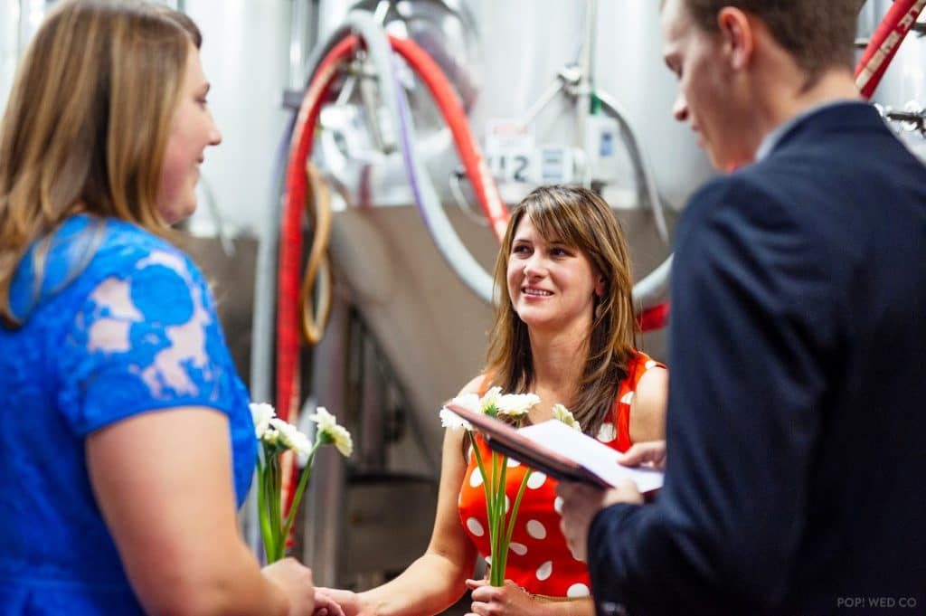 offbeat intimate washington dc wedding at brewery (4)