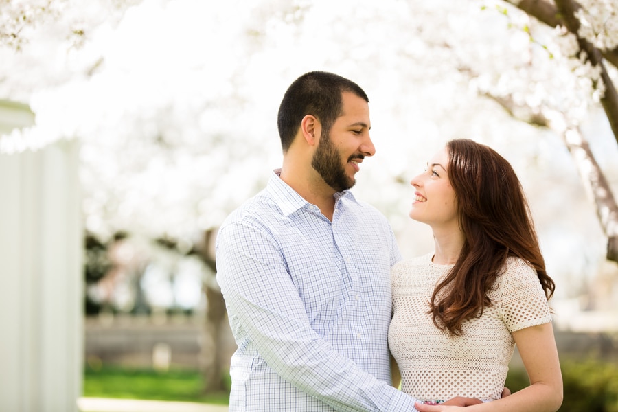 modern cherry blossom engagement pictures washington dc (3)