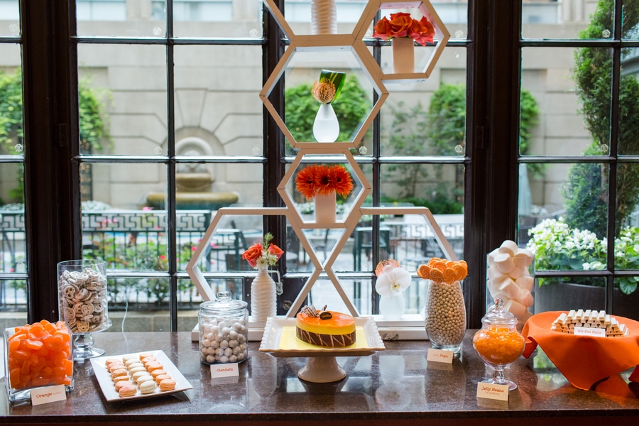 modern same sex orange themed DC wedding (14)