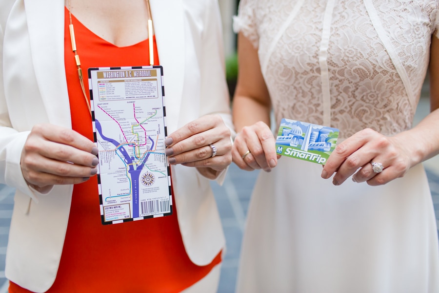 modern same sex orange themed DC wedding (2)