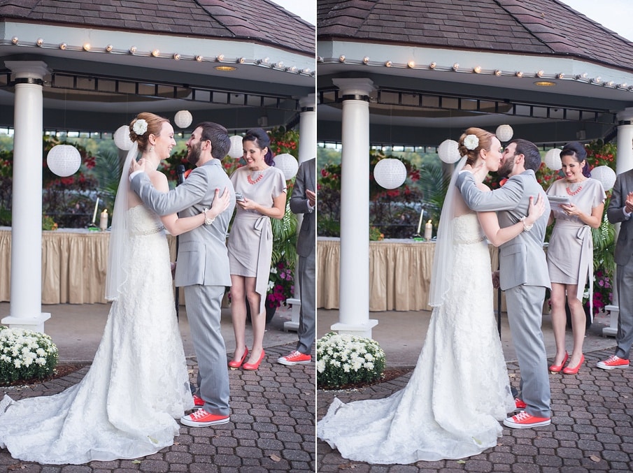 Coral Grey Mill on the River Connecticut DIY Wedding Pictures6