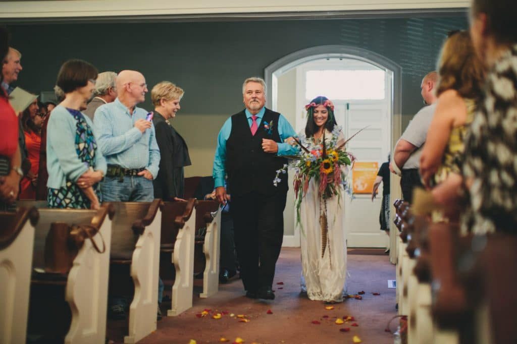 festival themed DIY rainbox colorful west virginia wedding (28)